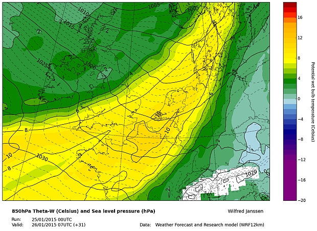 heta-W ans sea level pressur